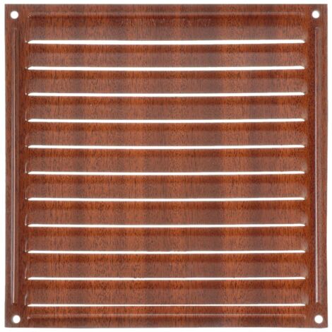 Brinox B70500Z - Griglia di ventilazione in legno scuro, 17 x 17 cm