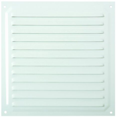 Brinox B70580D - Griglia di ventilazione 20 x 20 cm, colore: Bianco laccato