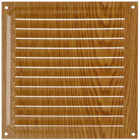 Brinox B70580Y - Griglia di ventilazione in legno chiaro, 20 x 20 cm