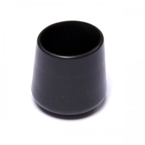 BRINOX b75285 N - Embout exterieur ronde souple (diametre 25 mm) couleur Noir