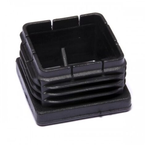 BRINOX b75685N-Embout intérieur carré 40x 40mm couleur Noir