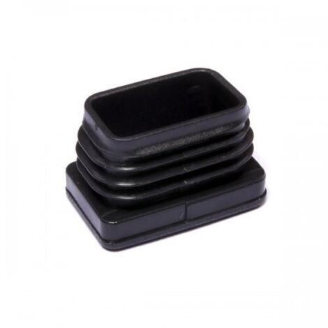 BRINOX b75845N-Embout intérieur rectangulaire 15x 25mm couleur Noir