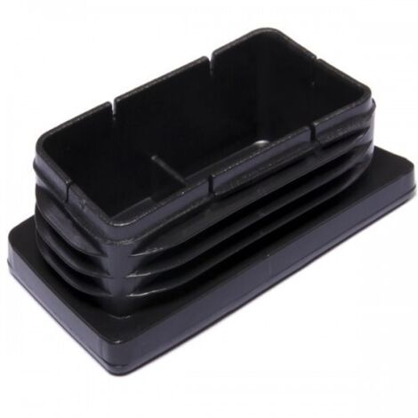 BRINOX b75935N-Embout intérieur rectangulaire 40x 80mm couleur Noir