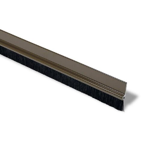 BRINOX burlete adh.aluminio pelo 100cm marron sobreponer , 0UNIDADES