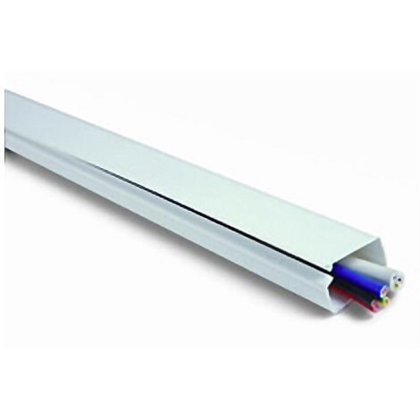 BRINOX canal inst adhesivo blanco 28x15mm. , Canaleta protectora de cable eléctrico con tapa.
- Tira de 2 metros
- Medidas: 28x15mm.
- Fabricada en PVC color blanco.
- Fijación adh