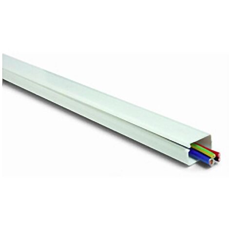 BRINOX canal inst.adhesivo blanco 23x13mm. , Canaleta protectora de cable eléctrico con tapa.
- Tira de 2 metros
- Medidas: 23x13mm.
- Fabricada en PVC color blanco.
- Fijación adh