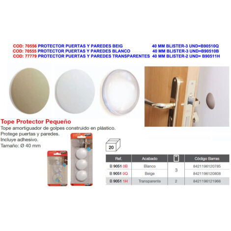 BRINOX PROTECTOR PUERTAS Y PAREDES BEIGE 40MM BL-3 UNDB90510Q