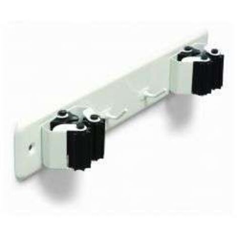 BRINOX sujetaescobas doble c/rodillo blanco 7065-0d , 0UNIDADES