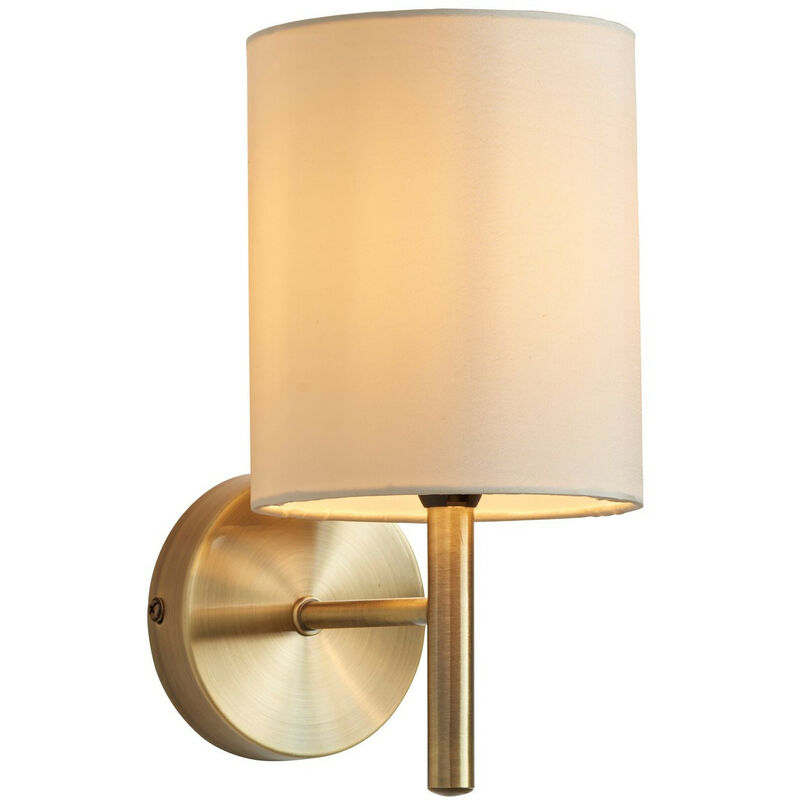 Endon Brio - 1 Light Indoor Wall Light Antique Brass, E14