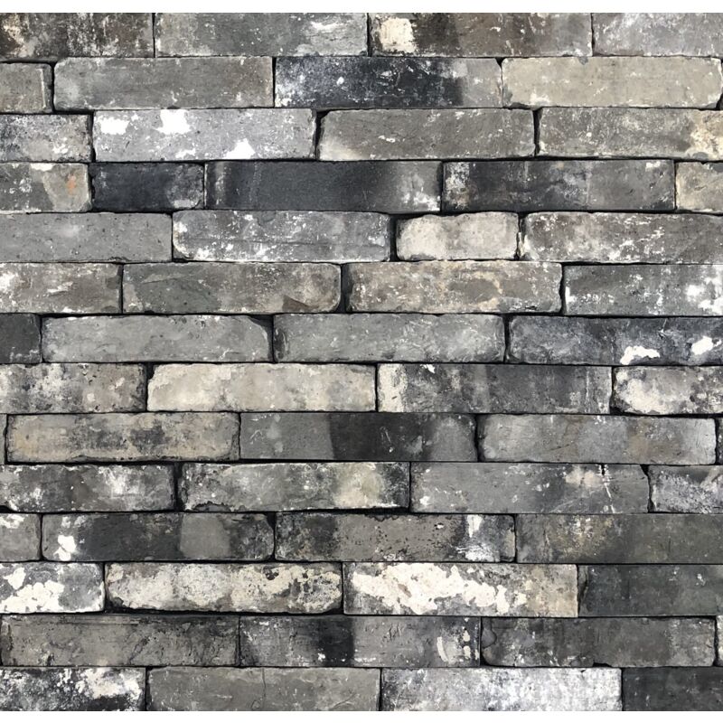 Stone By Stone - Brique de récupération grise - 23-24x5x2cm - Récupération - (0,4 m²)