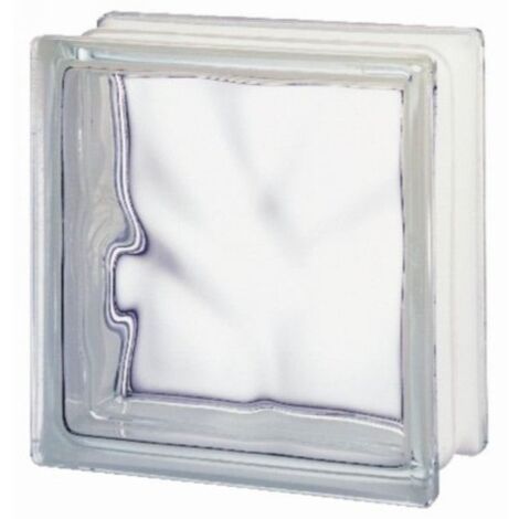 Brique De Verre, Transparent Ondulé Brillant