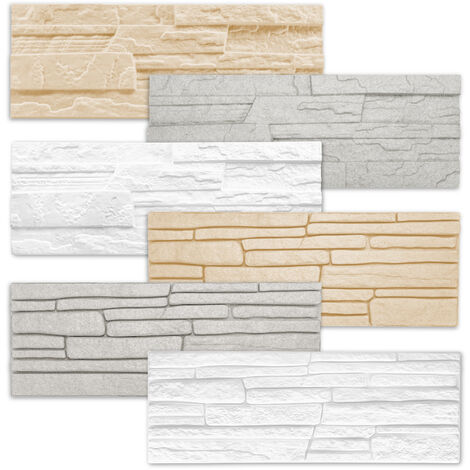 MARBET DESIGN 0,52 m² = 6 panneaux, Stone gris