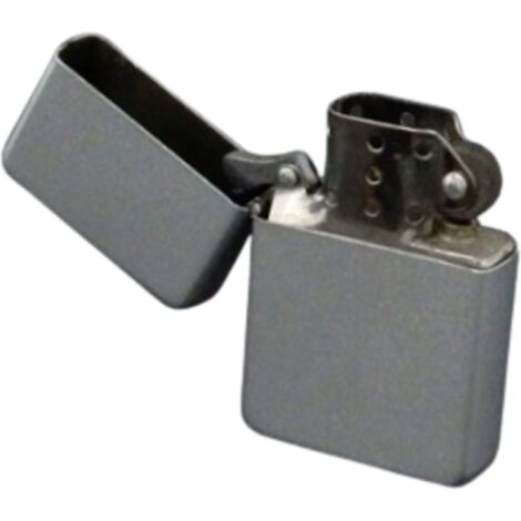 Briquet à essence de luxe Gentelo, argent mat