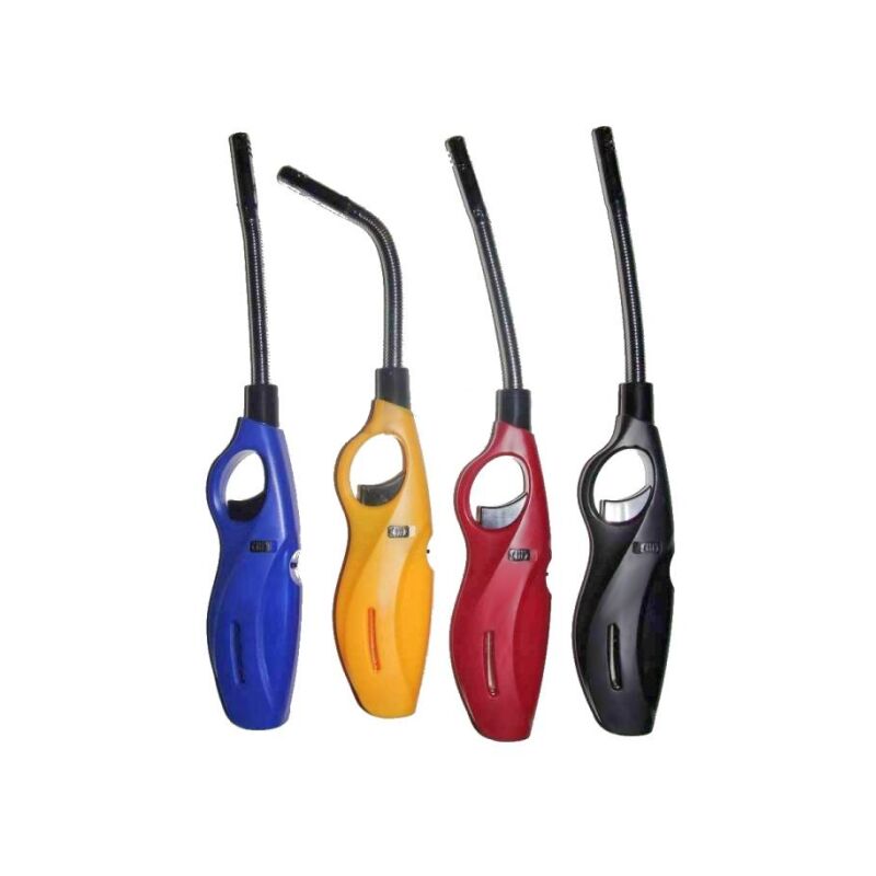 Briquet à gaz flexible avec allumage piézo