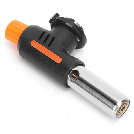 Briquet de cuisine à allumage électronique, flamme réglable jusqu'à 1300°C pour cuisson, soudure et barbecue.