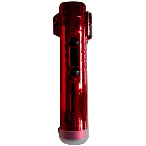 Briquet rechargeable multifonction - Tondeuse barbe automatique cadeau personnalisé rouge