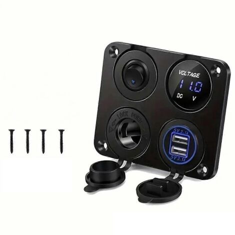 Briquet universel pour voiture et yacht 4 en 1 avec prise murale et chargeur USB