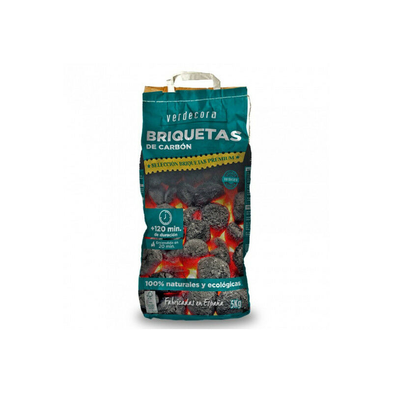 

BRIQUETAS DE CARBÓN PREMIUM 5 KG - Verdecora