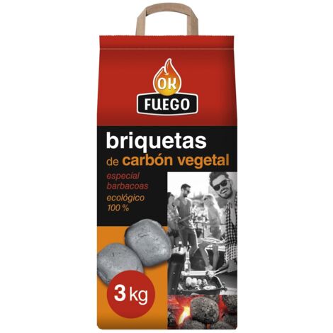 BRIQUETTES DE CHARBON DE BOIS AUTO-INFLAMMABLES - 3 KG