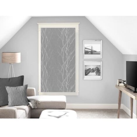Brise bise 60x120 cm LIANE gris, par Soleil d'ocre