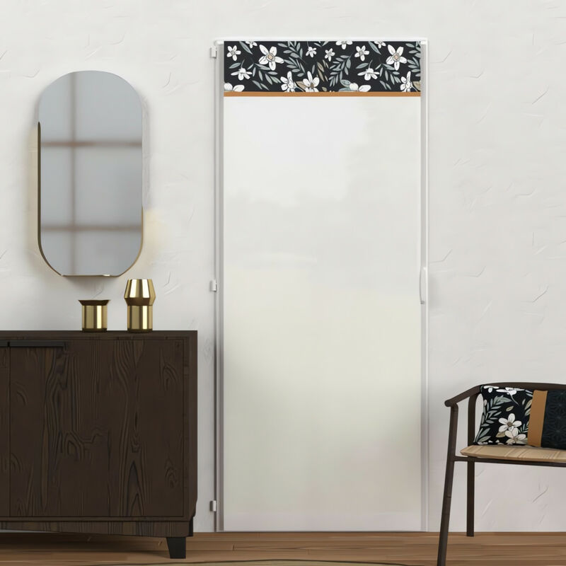 Soleil D Ocre - Voilage porte-fenêtre en pur coton 90x200 cm manon, par Soleil d'Ocre