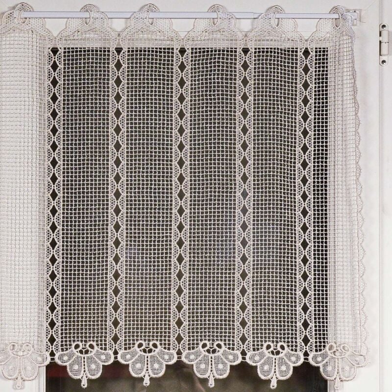 Brise brise macramé Ecru 0.3x0.6 m