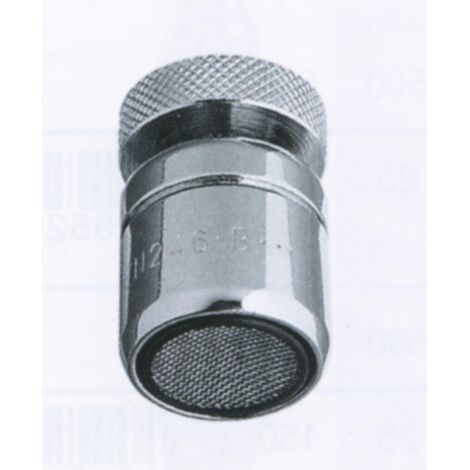brise-jet aA rateur chromA  avec joint mm 22x1 &quotF filtre