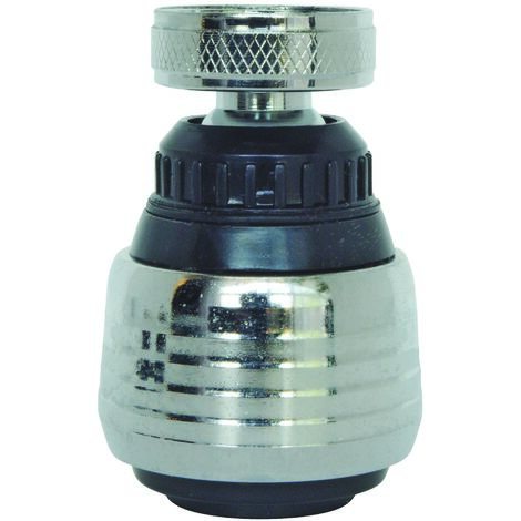 Brise-jet flexible finition chromée mono-jet - 8L/min - F22/100 - M24/100