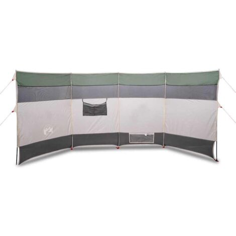 Brise-vent de camping vert 366x152x152 cm imperméable CFW310778