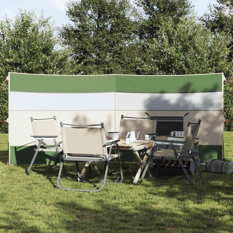 Vidaxl - Brise-vent de camping vert 340x130 cm imperméable