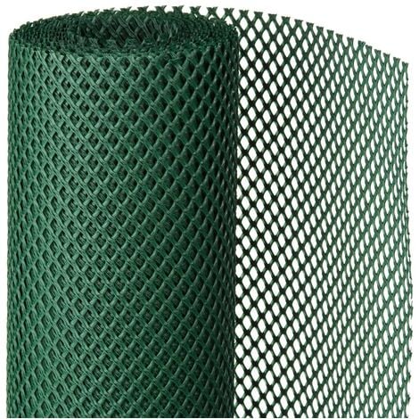 🤩Grillage Plastique Maille Carrée Vert Hauteur 1 m Différentes