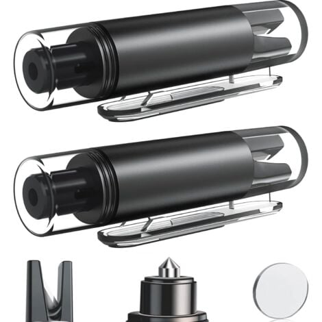 Brise Vitre Coupe Ceinture Marteau De Sécurité Voiture 2-en-1 - Brise-vitre Et Coupe-ceinture - Lot De 2 Pour Urgences Outil Urgence Automobile