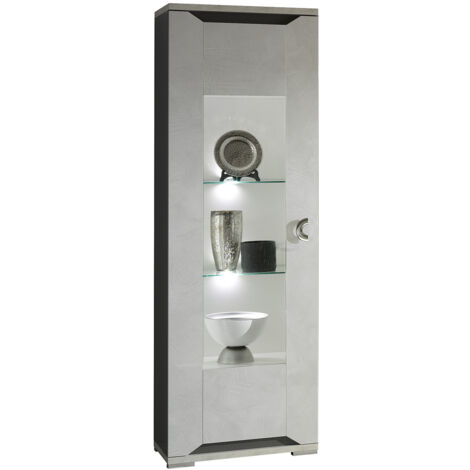 BRISE - Vitrine 1 Porte (Gauche ou Droite) avec Led