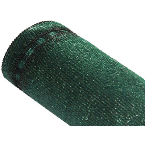 Brise-vue 100% - Vert/Noir - 300g/m² - Boutonnières Vert/Noir 1m x 3m - Vert/Noir