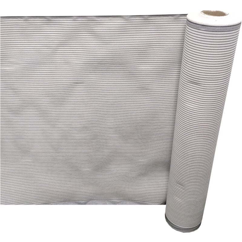Comercial Candela - Brise Vue 1X50 m 100% Polyamide Occultation 80% Maille D'ombrage Blanc
