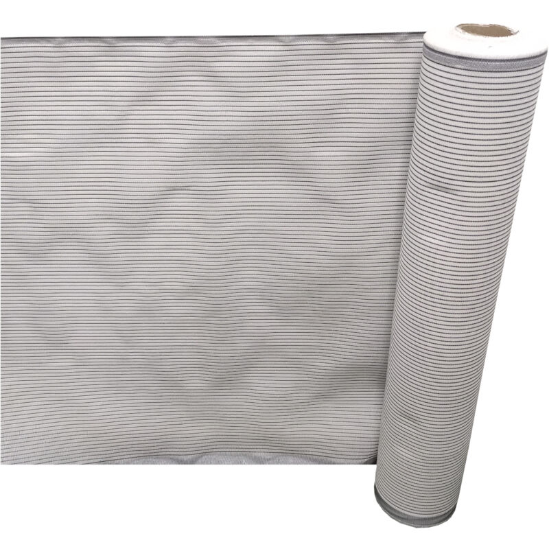 Comercial Candela - Brise Vue 2X50 m 100% Polyamide Occultation 80% Maille D'ombrage Blanc