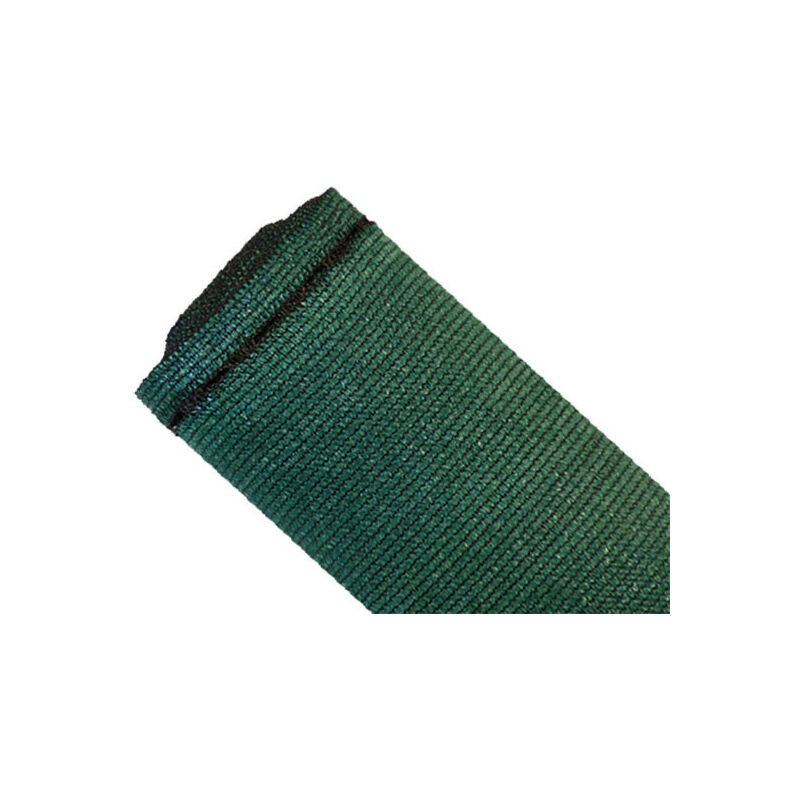 Maillestore - Brise-vue 90% - Vert/noir - 185gr/m² - Grande dimension - Boutonnières Vert/Noir 2m x 50m - Vert/Noir