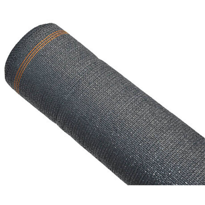 Brise-vue anthracite 240 g/m² - 95% d'occultation, Long 10 m, Hauteur 1.20 m