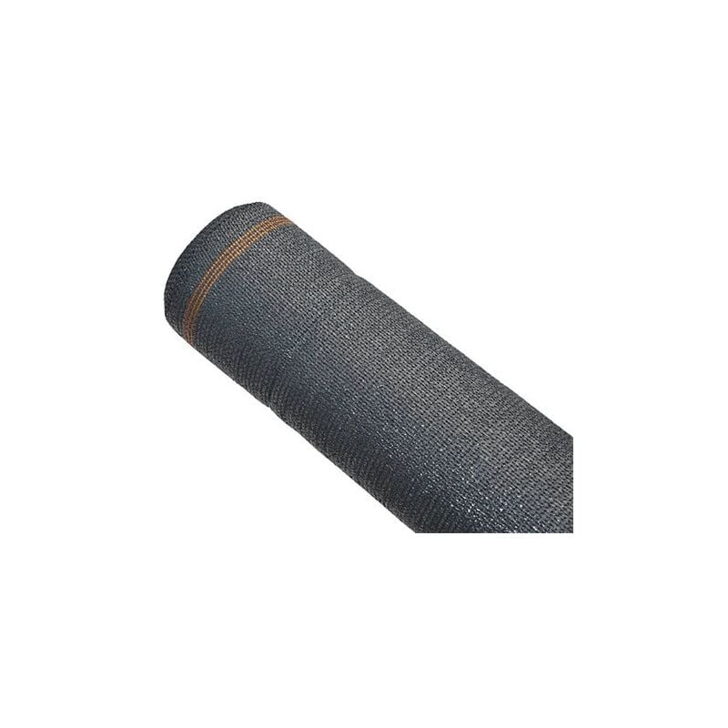 Brise-vue anthracite 240 g/m² - 95% d'occultation, Long 25 m, Hauteur 1.20 m