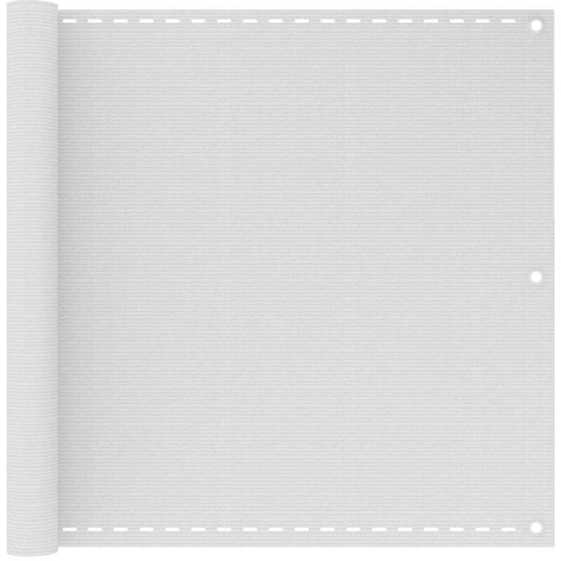 Maison Chic - Brise Vue Écran de balcon Pour Jardin, Balcon, Terrasse Blanc 90x300 cm pehd 63732