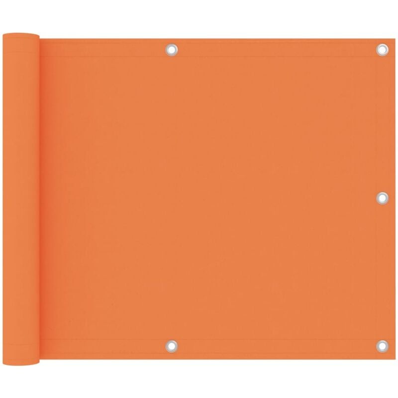 Maison Chic - Brise Vue Écran de balcon Pour Jardin, Balcon, Terrasse Orange 75x400 cm Tissu Oxford 92794