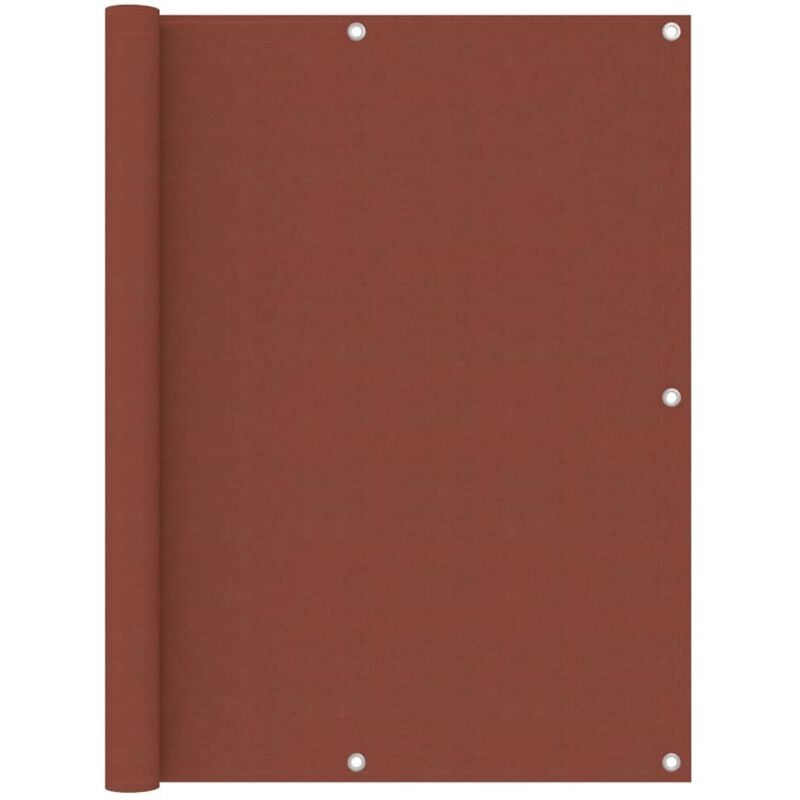 Maison Chic - Brise Vue Écran de balcon Pour Jardin, Balcon, Terrasse Terre cuite 120x300 cm Tissu Oxford 72631