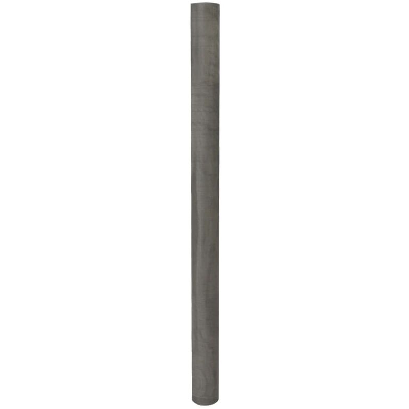 Brise Vue Écran en treillis | Pour Jardin, Balcon, Terrasse Acier inoxydable 100x500 cm Argenté 46618 - Argent
