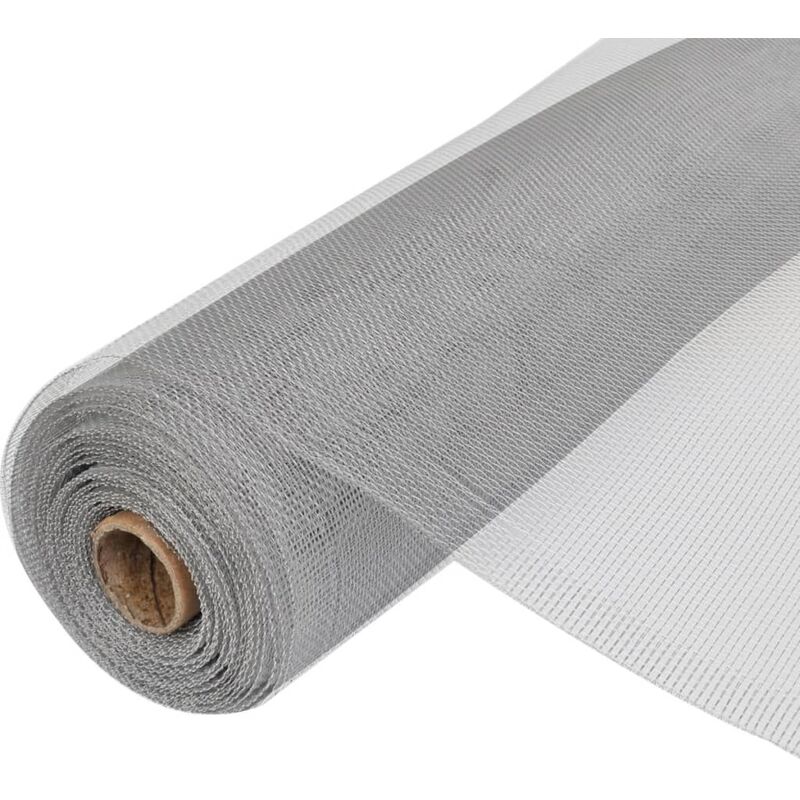 Maisonchic - Brise Vue Écran en treillis | Pour Jardin, Balcon, Terrasse Aluminium 100x500 cm Argenté 46375 - Argent