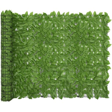 Brise-vue de balcon，Écran de balcon avec feuilles vert 300x150 cm CFW310778
