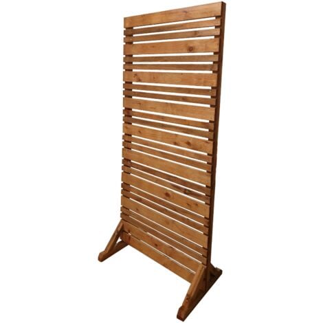 Brise-vue droit en bois LIGN Z - Ep6,1 - 80 x H184,5 cm