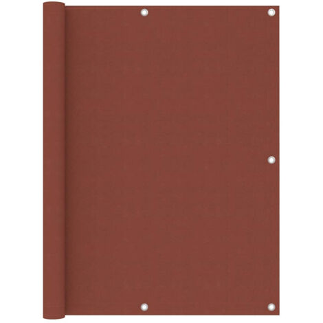 Brise Vue Écran de balcon  Pour Jardin, Balcon, Terrasse Terre cuite 120x500 cm Tissu Oxford 80968