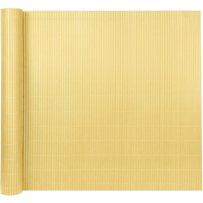 Naizy - Brise-vue en pvc 160x500cm Clôture d'intimité Protection de Visibilité avec Attaches de Câble Résistant uv et aux intempéries - Bambou