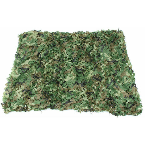 Brise vue filet Filets de camouflage chasse voile d'ombrage Brise soleil 7 x 2 m