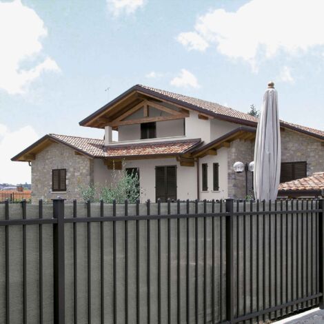 vidaXL Brise-Vue de Cl/ôture Pare-Vent Coupe-Vent Cl/ôture de Jardin Terrasse Patio Balcon Plage Parc Court de Tennis 150x450 cm Anthracit/é PEHD